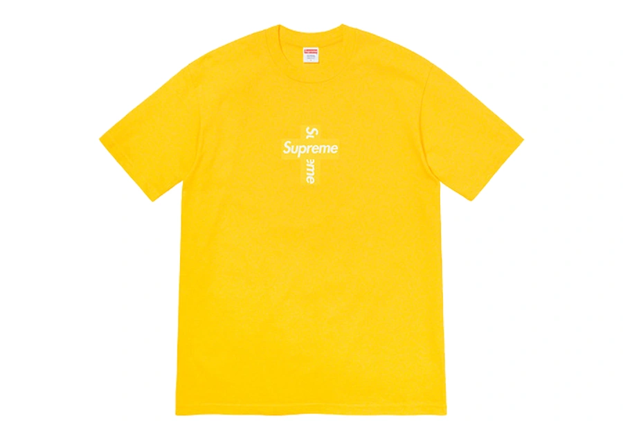 supreme cross box logo tee