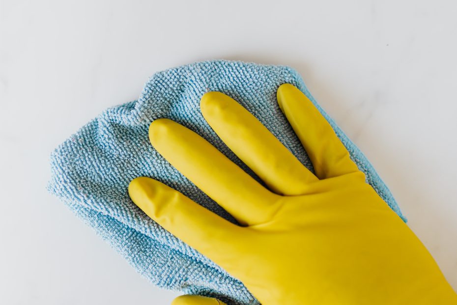 cleaning steam glove